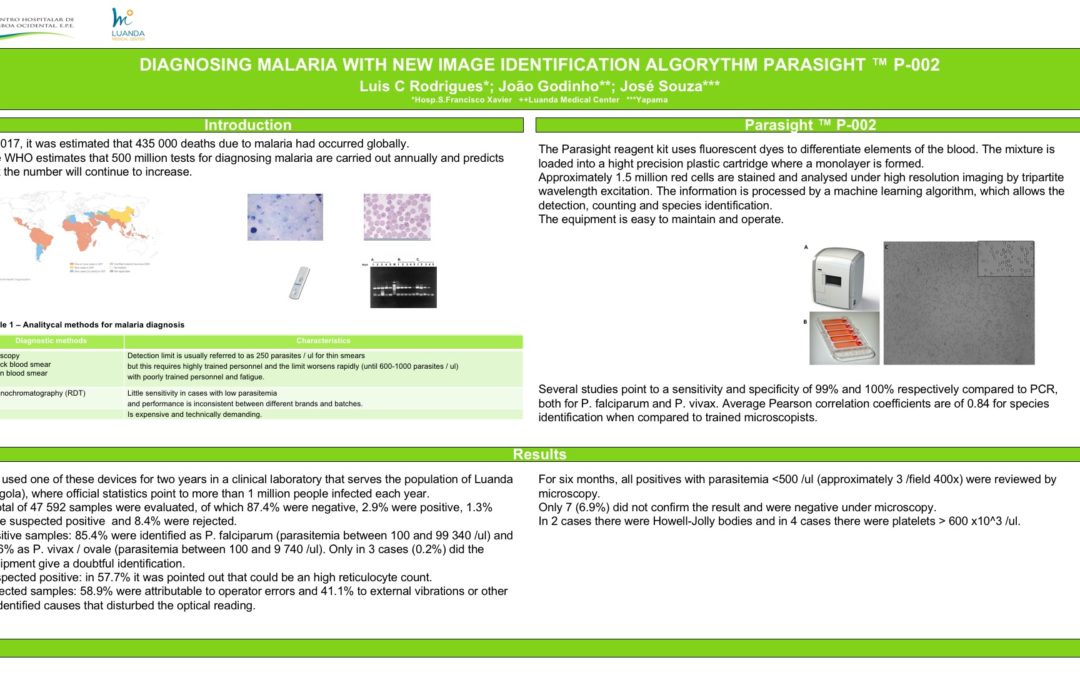 P08 – Diagnosing malaria with new image identification algorythm parasight TM P-002